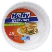 Hefty 8 7/8 Foam Plates - 45 Each