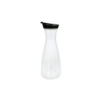 Acrylic Juice Jar Black Lid 36 oz - 1 Each