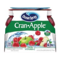 Ocean Spray Cranberry Apple Juice Cocktail, 6 pk/10 oz, 60 Ounce