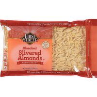 First Street Almonds, Blanched, Slivered, 16 Ounce