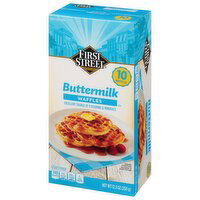 First Street Waffles, Buttermilk, 12.3 Ounce