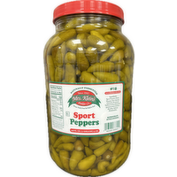 Golden Sports Peppers - 128 Ounce