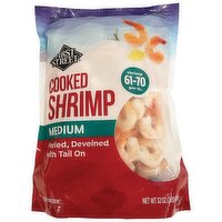 First Street HOS 61/70 Cooked Shrimp Tail On - 2 Pound