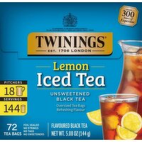 Twinings Lemon Black Iced Tea - 72 Each