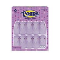 Just Born Marshmallow Chicks, Purple - 4.5 Ounce