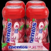 Mentos Red Fruit Lime Tropical Gum - 4 Each