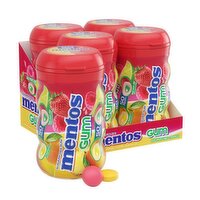 Mentos Red Fruit Lime Tropical Gum - 4 Each