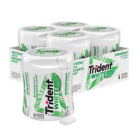 Trident White Spearmint - 4 Each