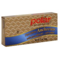 Polar Flat Anchovies In Oil, 2 Ounce