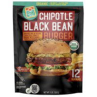 Don Lee Farms Chipotle Black Bean Burger - 12 Each