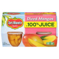 Del Monte Diced Mangos, 4 Each