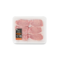 Boneless Pork Loin Center Cut Chops Thick Family Pack - 2.04 Pound