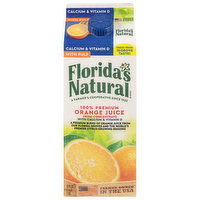 Florida's Natural 100% Juice, Premium, Orange, With Pulp - 52 Fluid ounce