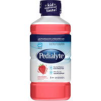 Pedialyte Electrolyte Solution, Strawberry, 33.8 Ounce