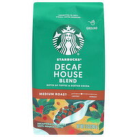 Starbucks 100% Arabica Ground Decaf Medium Roast House Blend Coffee