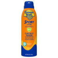 Banana Boat Sunscreen Spray, Clear, Ultra, Broad Spectrum SPF 65 - 6 Ounce