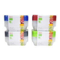 Sazon Rect Food Storage Container 16 pc, 1 Each