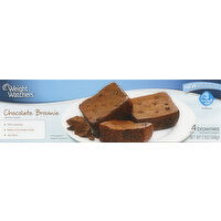 weight watchers Brownie, Chocolate - 4 Each