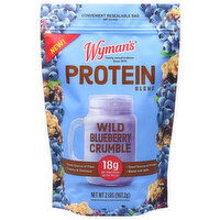 Wyman's Protein Blend, Wild Blueberry Crumble, 2 Pound