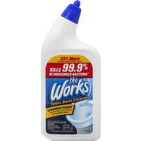 Works Toilet Bowl Cleaner, Disinfectant - 32 Ounce