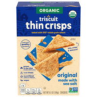 Triscuit Crackers, Original, Organic, Thin Crisps - 6.5 Ounce