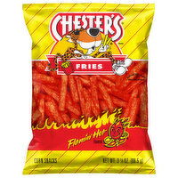 Chester's Corn Snacks, Flamin' Hot Flavored, Fries - 3.125 Ounce