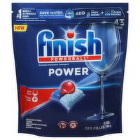 Finish Dishwasher Detergent, Automatic, Power, Tabs, 43 Each