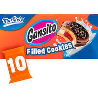 Marinela Strawberry and Crème Filled Cookies, 10 packs, 14.8 oz