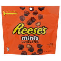 Reese's Milk Chocolate & Peanut Butter Cups, Minis, Unwrapped, 7.6 Ounce