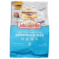 Johnsonville Breakfast Sausage, Original Recipe, Sandwich Size - 20 Ounce