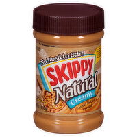 Skippy Natural Creamy Peanut Butter - 15 Ounce
