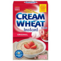 Cream of Wheat Hot Cereal, Original, Instant, 6 Each