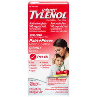 Tylenol Infants Cherry Flavor 160 mg Pain + Fever - 2 Fluid ounce