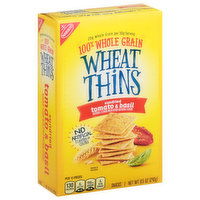 Wheat Thins Snacks, 100% Whole Grain, Sundried Tomato & Basil - 8.5 Ounce