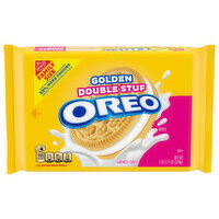 Oreo Double Stuf Golden Sandwich Cookies Family Size - 18.71 Ounce