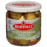 Bertolli Olives, Seasoned, Pitted, Mediterranean Medley - 11.6 Ounce