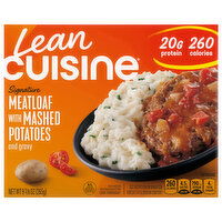 Lean Cuisine Meatloaf with Mashed Potatoes and Gravy