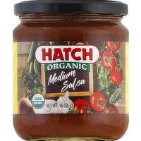 Hatch Salsa, Organic, Medium - 16 Ounce