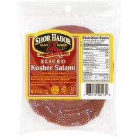 Shor Habor Sliced Kosher Salami, 4 oz - 4 Ounce