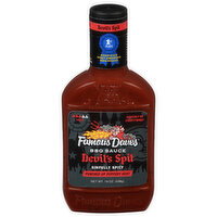 Famous Dave's BBQ Sauce, Devil's Spit, Hot - 19 Ounce