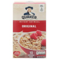 Quaker Instant Oatmeal, Original - 10 Each