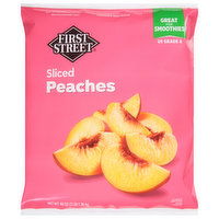 First Street Peaches, Sliced - 48 Ounce