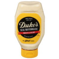 Duke's Mayonnaise, Real, Smooth & Creamy - 18 Fluid ounce