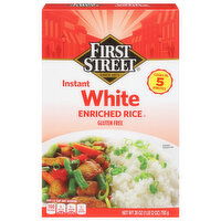 First Street White Rice, Enriched, Instant - 28 Ounce