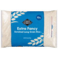 First Street Rice, Enriched, Long Grain, Extra Fancy, 160 Ounce