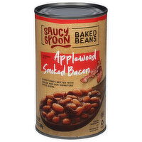 Saucy Spoon Applewood Smoked Bacon Baked Beans - 28 Ounce
