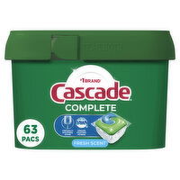 Cascade Complete Dishwasher Pods, Fresh - 55 Each