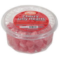 Zachary Jelly Hearts, Cherry - 24 Ounce