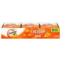 Goldfish Baked Snack Crackers, Cheddar, 9 Lunch Packs - 9 Each