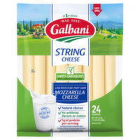 Galbani String Cheese, Mozzarella, Low Moisture Part Skim, 24 Ounce